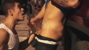 HotHouse: Hairy latino bodybuilder really likes plowing hard