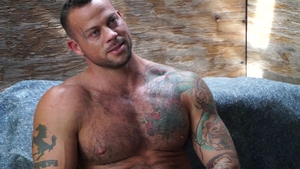 FalconStudios.com: Nailing beside bodybuilder