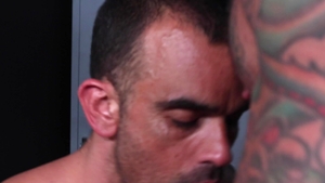 Men Over 30: Nailed rough accompanied by pierced caucasian gay