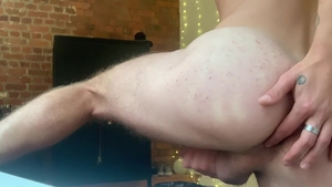TXXXMStudios.com: Oliver Wesley jerking uncut dick in the bed