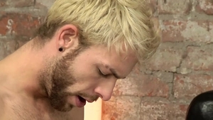 BlakeMason.com - Jed Munroe jerking Gabriel uncut cock