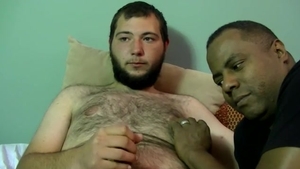JoeSchmoeVideos.com - Joe & Lurch blowjob cum in the bed
