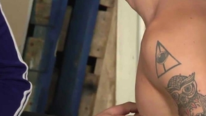Boynapped.com - Bondage with inked Tyler Jenkins among Nathan
