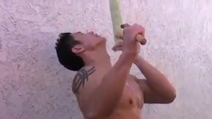 CumFu.com: Inked asian gets down for cash