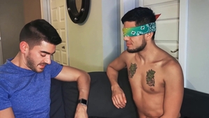 StayHomeBro - Raphael blindfolded sex scene