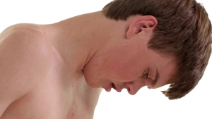 Next Door Twink: Super slim Tommy ass pounded toys action