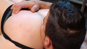 HotHouse - Bodybuilder Jacob Taylor in jeans tongue kissing