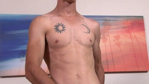 Activeduty - Young brunette Jason jerking big dick