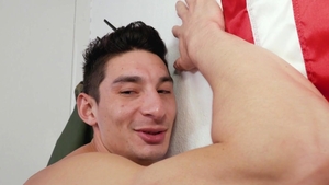 Activeduty: Gay Jim impressed by big dick Brandon