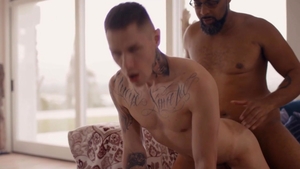 IconMale.com: American interracial anal indoors