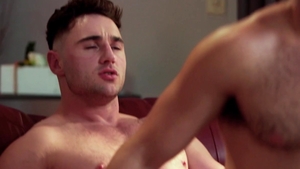 NextDoorStudios: Inked & hairy gay bareback sensual kissing