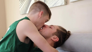 ColbyKnox - Bulge hunk Calvin crazy ass fucking on the couch