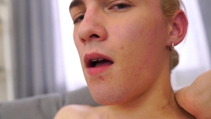 BoyFun: Blond european Mark Kent cumshot indoors
