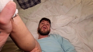 AmateurGayPOV - Hairy Manuel Reyes fucks in the ass sex scene
