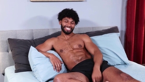 ChaosMen.com: Athletic jerking black cock