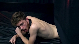 rawfuckboys: Teasing with Weight of Long Dildo