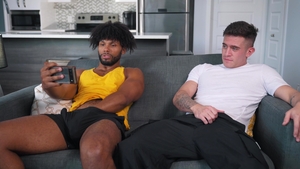 Jerk Buddies: Gagging on His Big Cock, Begging for More