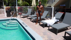 Extra Big Dicks: Masturbating Muscles in the Shade