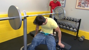 Next Door Twink: Gym Equipment's New Purpose: Twink Fun