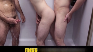 Missionary Boys: Shower Threesome Escalates