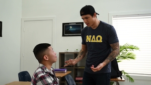 Inked Twinks Get Their Grade with a Frat Party Invite