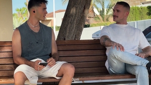 Hung Dad Stretches College Boy Wide Open