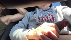 Face fucking ends with messy cumshot